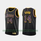 Camiseta Marc Gasol 14 Los Angeles Lakers 2020-21 Earned Edition negro Hombre