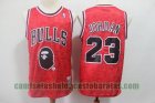 Camiseta Michael Jordan 23 Chicago Bulls 2019 Baloncesto rojo Hombre