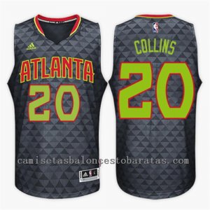Camiseta NBA john collins 20 2017 atlanta hawks negro