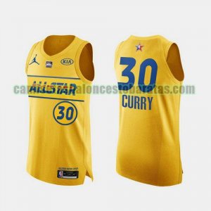 Camiseta Stephen Curry 30 All Star 2021 oro Hombre
