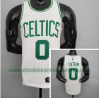 Camiseta Tatum 0 Boston Celtics 75 aniversario blanco Hombre
