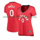 Camiseta Terence Davis II 0 Toronto Raptors icon edition Rojo Mujer