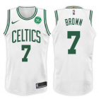 camiseta NBA jaylen brown 7 2017-18 boston celtics blanco