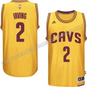 equipacion kyrie irving #2 cleveland cavaliers 2014-2015 amarillo