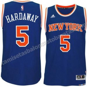 camiseta tim hardaway #5 new york knicks 2015 swingman azul