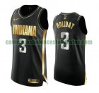 Camiseta Aaron Holiday 3 Indiana Pacers 2020-21 Golden Edition Swingman negro Hombre