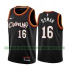 Camiseta Cedi Osman 16 Cleveland Cavaliers 2020-21 City Edition Negro Hombre