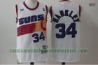 Camiseta Charles Barkley 34 Phoenix Suns Baloncesto blanco Hombre
