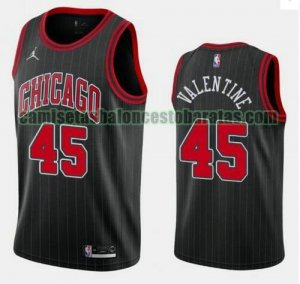 Camiseta Denzel Valentine 45 Chicago Bulls 2020-21 Jordan Brand Statement Edition Swingman negro Hombre