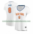 Camiseta Ivan Rabb 8 New York Knicks association edition Blanco Mujer