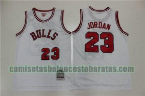 Camiseta JORDAN 23 Chicago Bulls 1984-1985 Edición retro blanco Hombre