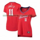 Camiseta James Ennis 11 Philadelphia 76ers statement edition Rojo Mujer