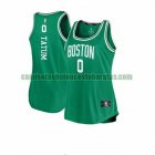 Camiseta Jayson Tatum 0 Boston Celtics icon edition Verde Mujer