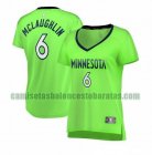 Camiseta Jordan McLaughlin 6 Minnesota Timberwolves statement edition Verde Mujer