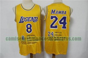Camiseta KOBE 8+24 Los Angeles Lakers Edición de honor amarillo Hombre