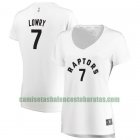 Camiseta Kyle Lowry 7 Toronto Raptors association edition Blanco Mujer