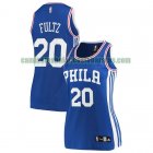 Camiseta Markelle Fultz 20 Philadelphia 76ers Réplica Azul Mujer