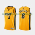 Camiseta Maurice Harkless 8 Miami Heat 2020-21 Earned Edition amarillo Hombre