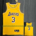 Camiseta NBA DAVIS 3 Los Angeles Lakers 21-22 75 aniversario Amarillo Hombre