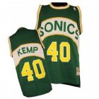 Camiseta NBA Shawn Kemp 40 Retro Seattle SuperSonics Verde