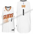 camisetas baloncesto dad logo 1 phoenix suns 2016 blanca