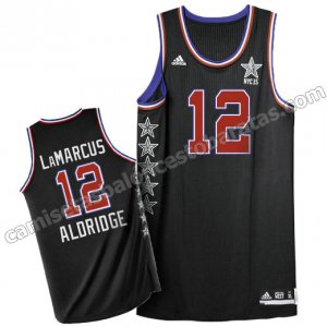 camiseta baloncesto LaMarcus aldridge #12 nba all star 2015 negro