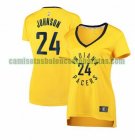 Camiseta Alize Johnson 24 Indiana Pacers statement edition Amarillo Mujer