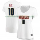 Camiseta Bol Bol 10 Denver Nuggets association edition Blanco Mujer