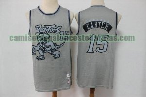 Camiseta CARTER 15 Toronto Raptors Edición limitada retro Gris Hombre