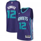 Camiseta Dwight Howard 12 Charlotte Hornets 2019 Púrpura Hombre