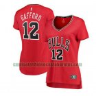Camiseta Daniel Gafford 12 Chicago Bulls icon edition Rojo Mujer