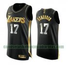 Camiseta Dennis Schroder 17 Los Angeles Lakers 2020-21 Golden Edition Swingman negro Hombre