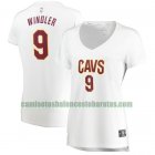 Camiseta Dylan Windler 9 Cleveland Cavaliers association edition Blanco Mujer