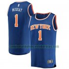Camiseta Emmanuel Mudiay 1 New York Knicks icon edition Azul Hombre