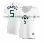 Camiseta Jarrell Brantley 5 Utah Jazz association edition Blanco Mujer