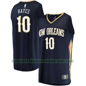Camiseta Jaxson Hayes 10 New Orleans Pelicans icon edition Armada Mujer