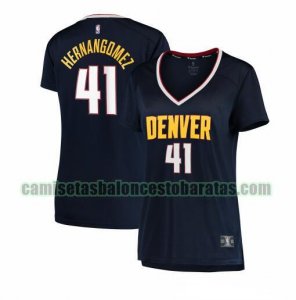 Camiseta Juan Hernangomez 41 Denver Nuggets icon edition Armada Mujer