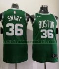 Camiseta Marcus Smart 36 Boston Celtics Baloncesto Stitched Verde Hombre
