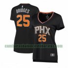 Camiseta Mikal Bridges 25 Phoenix Suns statement edition Negro Mujer