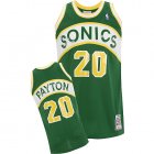 Camiseta NBA Gary Payton 20 Seattle SuperSonics Verde