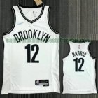 Camiseta NBA HARRIS 12 Brooklyn Nets 21-22 75 aniversario blanco Hombre