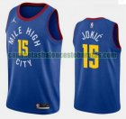 Camiseta Nikola Jokic 15 Denver Nuggets 2020-21 Statement Edition Swingman azul Hombre