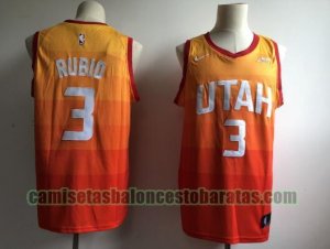 Camiseta Ricky Rulio 3 Utah Jazz City Edition naranja Hombre