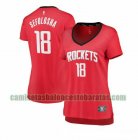 Camiseta Thabo Sefolosha 18 Houston Rockets icon edition Rojo Mujer