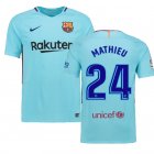 FC Barcelona Jeremy Mathieu segunda equipacion 2018