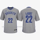 camiseta manica corta brooklyn net 2016-2017 Caris LeVert 22 gris