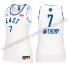 equipacion baloncesto mujer all star 2016 carmelo anthony #7 blanca