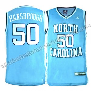 camisetas ncaa north carolina tar heels tyler hansbrough #50 azul