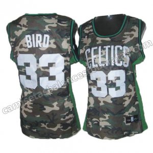 camiseta baloncesto mujer boston celtics larry bird #33 soul