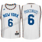 camisetas baloncesto ninos new york knicks kristaps porzingis #6 blanca